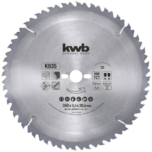 Kwb 593544 Kreissägeblatt 350 x 30mm 1St. von kwb