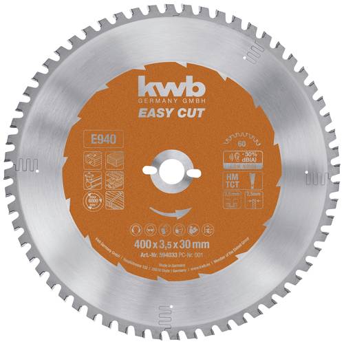 Kwb 594033 Kreissägeblatt 400 x 30mm 1St. Kwb 594033 Kreissägeblatt 400 x 30mm 1St. von kwb