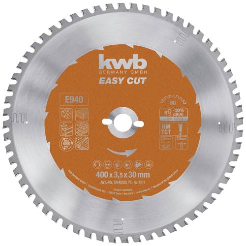 Kwb 594033 Kreissägeblatt 400 x 30mm 1St. von kwb