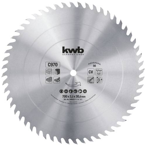 Kwb 597022 Kreissägeblatt 700 x 30mm 1St. von kwb