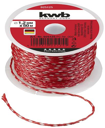 Kwb 925125 Maurerschnur 1,2mm Rot 50m Kwb 925125 Maurerschnur 1,2mm Rot 50m von kwb