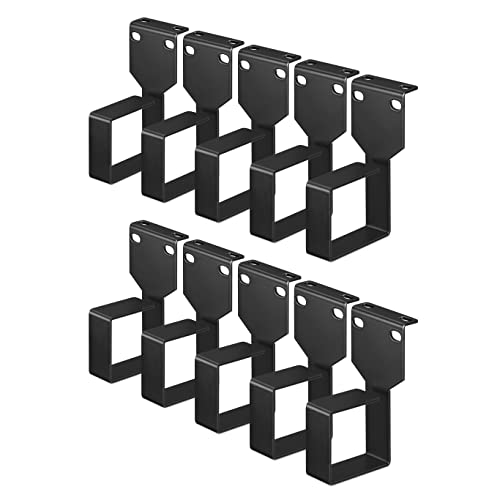 kwmobile 10x Kabelführungsbügel Serverschrank - 4,4 x 10,1 x 6 cm - Netzwerkschrank Kabelführung Kabelmanagement - Rack Kabelführungen 10er Set von kwmobile