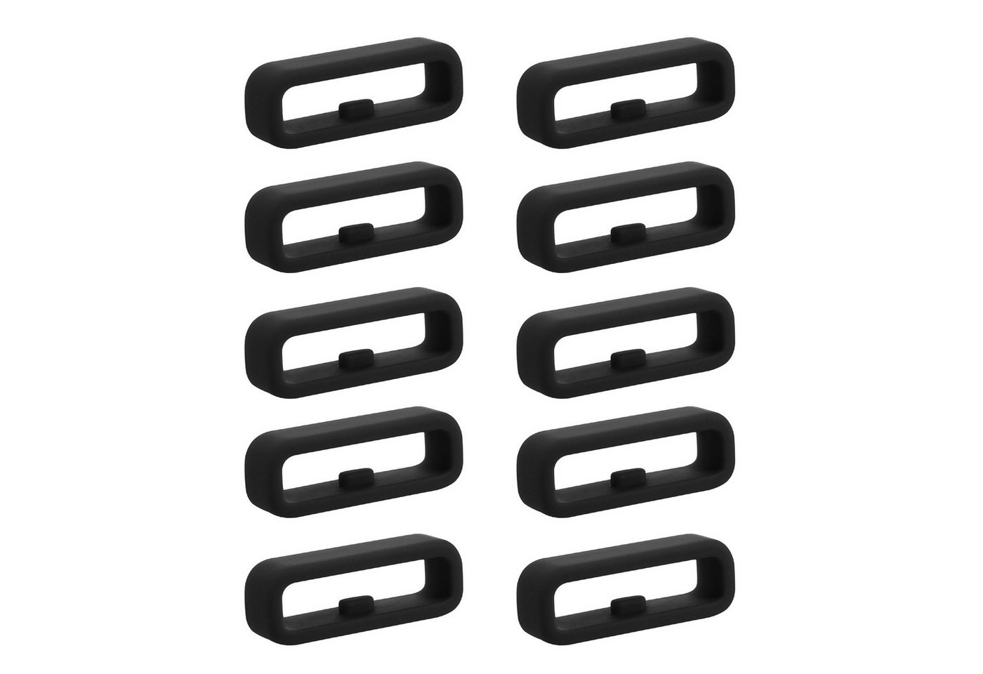 kwmobile 10x Smart Watch Band Halterung für 22mm Smartwatch Strap (Universal) Smartwatch, 1-tlg., Bandschlaufe für Fitness Tracker und Smart Uhr aus Silikon von kwmobile