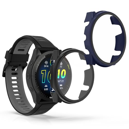 kwmobile 2X Cover kompatibel mit Garmin Forerunner 965 Hülle - Fullbody Fitnesstracker Case Set aus Glas - Schwarz Dunkelblau kwmobile 2X Cover kompatibel mit Garmin Forerunner 965 Hülle - Fullbody Fitnesstracker Case Set aus Glas - Schwarz Dunkelblau von kwmobile