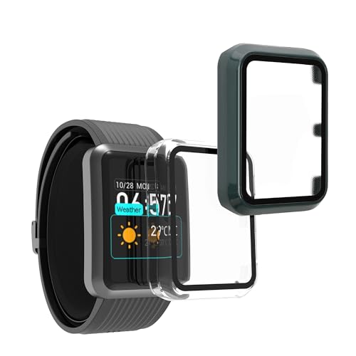 kwmobile 2X Cover kompatibel mit Huawei Watch D Hülle - Fullbody Fitnesstracker Case Set aus Glas - Transparent Grün kwmobile 2X Cover kompatibel mit Huawei Watch D Hülle - Fullbody Fitnesstracker Case Set aus Glas - Transparent Grün von kwmobile