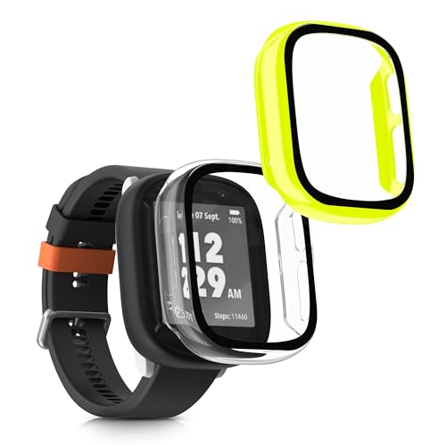 kwmobile 2X Cover kompatibel mit Xplora X6 Play Hülle - Fullbody Fitnesstracker Case Set aus Glas - Transparent Grün kwmobile 2X Cover kompatibel mit Xplora X6 Play Hülle - Fullbody Fitnesstracker Case Set aus Glas - Transparent Grün von kwmobile