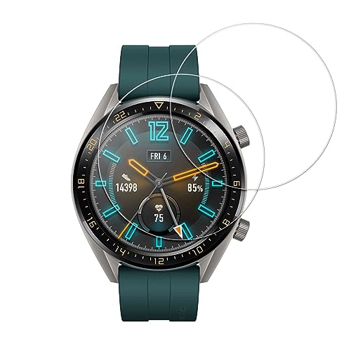 kwmobile 2X Echtglas Displayschutzfolie kompatibel mit Huawei Watch GT Active Schutzglas - Displayschutz für Smartwatch aus Glas - Schutz Glas für Fitness Tracker kwmobile 2X Echtglas Displayschutzfolie kompatibel mit Huawei Watch GT Active Schutzglas - Displayschutz für Smartwatch aus Glas - Schutz Glas für Fitness Tracker von kwmobile