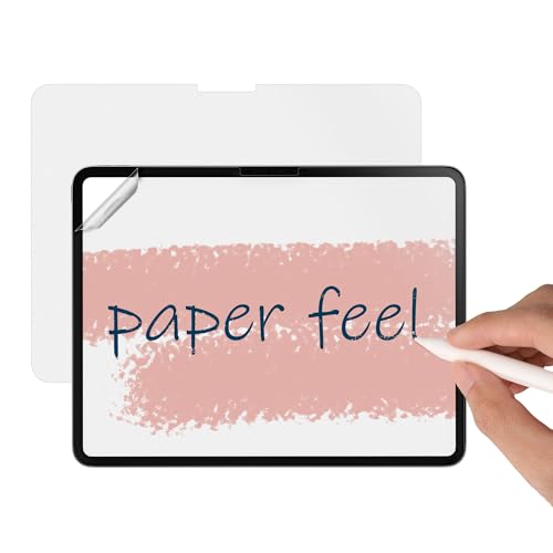 kwmobile 2X Matte Schutzfolie kompatibel mit Apple iPad Pro 13" (2024) Papier Gefühl Folie - Tablet Full Screen Paper Feel Cover - Tablet Displayfolie Papiergefühl von kwmobile