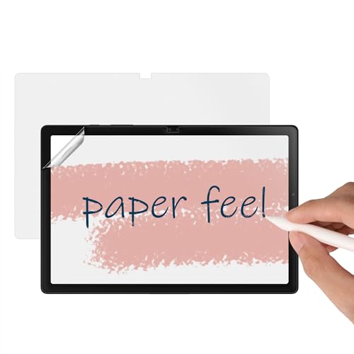 kwmobile 2X Matte Schutzfolie kompatibel mit Samsung Galaxy Tab A8 10.5 (2021) Papier Gefühl Folie - Tablet Full Screen Paper Feel Cover - Tablet Displayfolie Papiergefühl von kwmobile