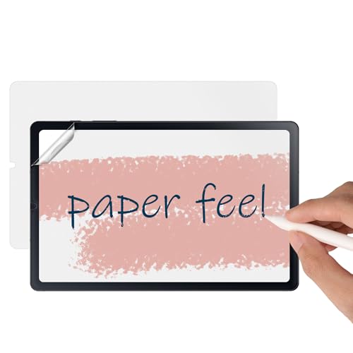 kwmobile 2X Matte Schutzfolie kompatibel mit Samsung Galaxy Tab S6 Lite (2024/2022/2020) Papier Gefühl Folie - Tablet Full Screen Paper Feel Cover - Tablet Displayfolie Papiergefühl von kwmobile