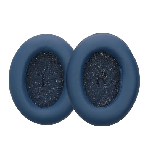 kwmobile 2X Ohrpolster kompatibel mit 1More SonoFlow/SonoFlow SE Polster - Kopfhörer Polster aus Kunstleder für Over Ear Headphones von kwmobile