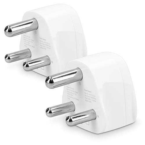 kwmobile 2x Reiseadapter Südafrika Typ-M - Reise Adapter zu Typ M Steckdose in z.B. Südafrika - Stromadapter Urlaub Weiß kwmobile 2x Reiseadapter Südafrika Typ-M - Reise Adapter zu Typ M Steckdose in z.B. Südafrika - Stromadapter Urlaub Weiß von kwmobile
