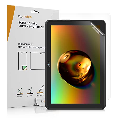 kwmobile 2X Schutzfolie kompatibel mit Amazon Fire HD 8/8 Plus 7" (2022) - Folie klar Full Screen Tablet von kwmobile