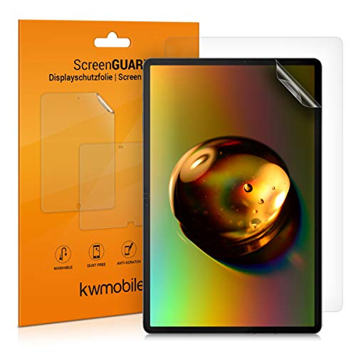 kwmobile 2X Schutzfolie kompatibel mit Samsung Galaxy Tab S7 Plus/Tab S7 FE - Folie klar Full Screen Tablet von kwmobile