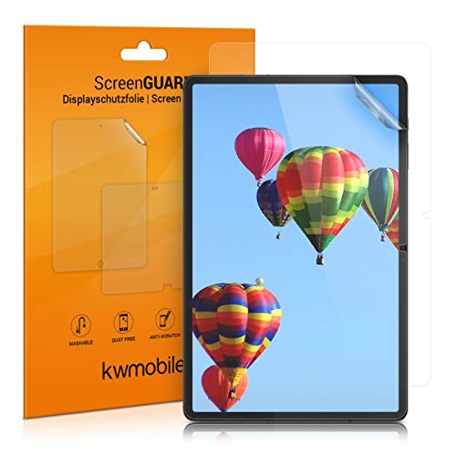 kwmobile 2X Schutzfolie kompatibel mit Samsung Galaxy Tab S8 / Galaxy Tab S7 - Folie klar Full Screen Tablet von kwmobile