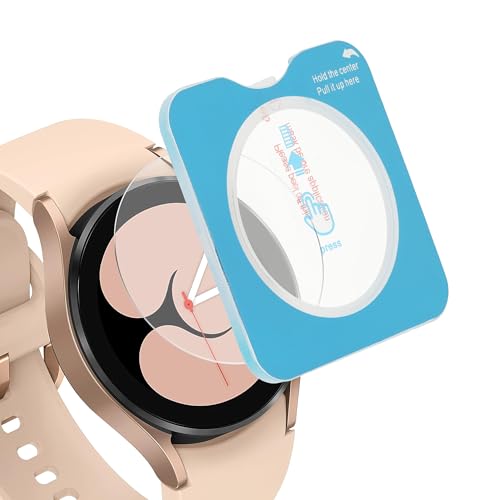 kwmobile 2X Schutzglas kompatibel mit Samsung Galaxy Watch 4 (40mm) Folie - Hart Glas Schutzfolie für Smartwatch - Displayschutz für Fitness Tracker Transparent von kwmobile