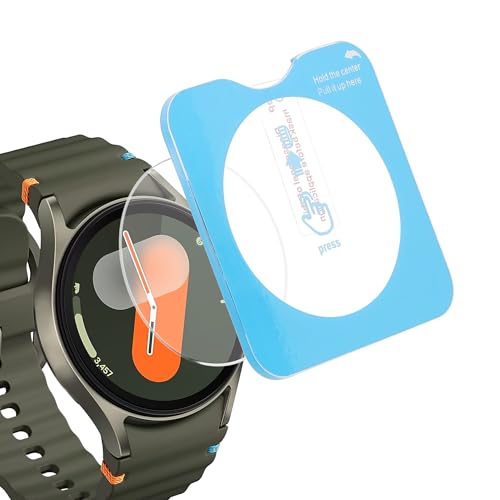 kwmobile 2X Schutzglas kompatibel mit Samsung Galaxy Watch 7 40mm Folie - Hart Glas Schutzfolie für Smartwatch - Displayschutz für Fitness Tracker Transparent von kwmobile