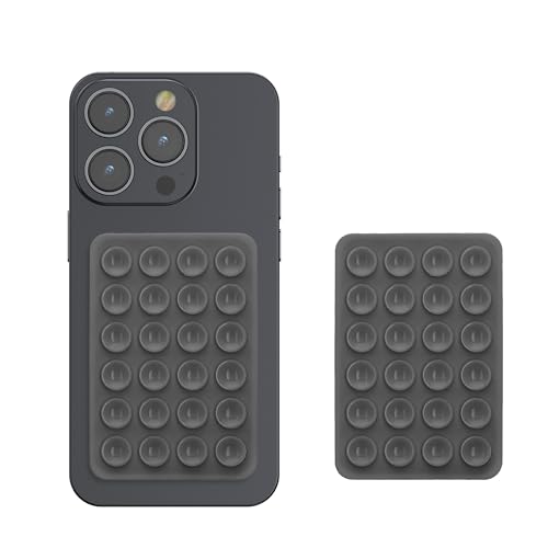 kwmobile 2X Silikon Saugnapf Handyhalterung - Handy Halter selbstklebend - 5,5 x 8cm - Universal Halterung für Handyhüllen - Kompatibel mit iPhone und Android - Dunkelgrau Dunkelgrau kwmobile 2X Silikon Saugnapf Handyhalterung - Handy Halter selbstklebend - 5,5 x 8cm - Universal Halterung für Handyhüllen - Kompatibel mit iPhone und Android - Dunkelgrau Dunkelgrau von kwmobile