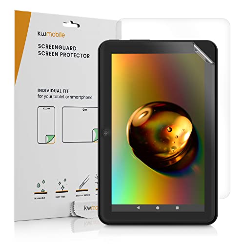 kwmobile 2X Tablet Schutzfolie kompatibel mit Amazon Fire 7 7" (2022) Folie - Full Screen Protector - Tablet Displayfolie entspiegelt von kwmobile