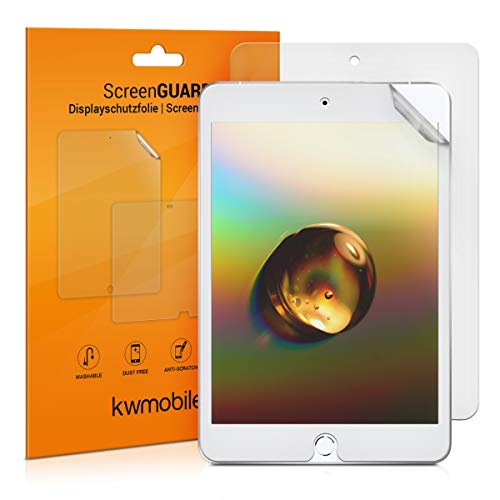 kwmobile 2X Tablet Schutzfolie kompatibel mit Apple iPad Mini 5 (2019) Folie - Full Screen Protector - Tablet Displayfolie entspiegelt von kwmobile