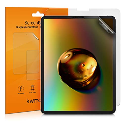 kwmobile 2X Tablet Schutzfolie kompatibel mit Apple iPad Pro 12,9" (2018) Folie - Full Screen Protector - Tablet Displayfolie entspiegelt von kwmobile