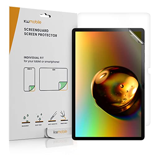 kwmobile 2X Tablet Schutzfolie kompatibel mit Samsung Galaxy Tab S9+ / S9 FE+ / S10+ Folie - Full Screen Protector - Tablet Displayfolie entspiegelt von kwmobile