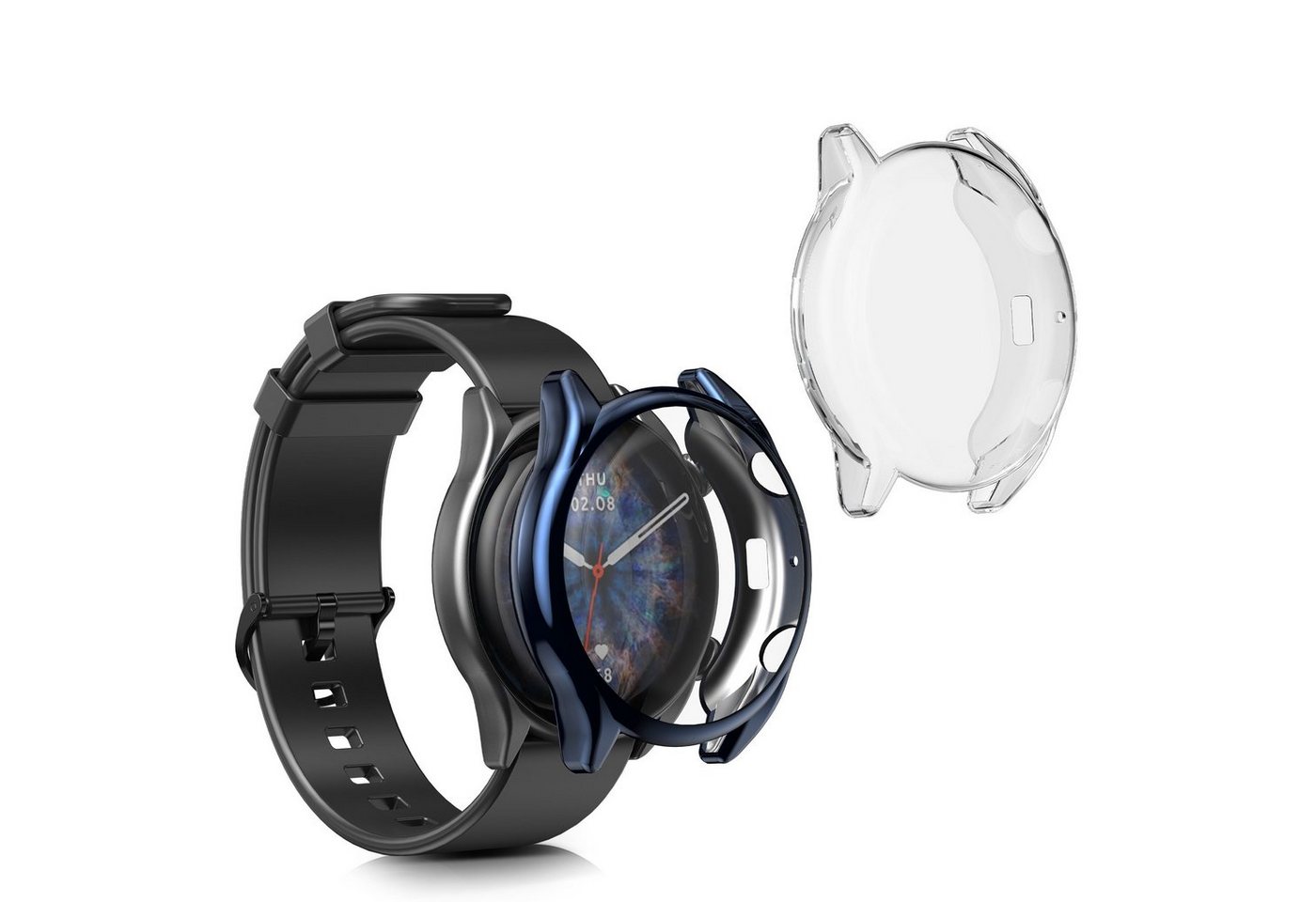 kwmobile 2x Hülle für Huami Amazfit GTR3 / GTR3 Pro Smartwatch, Silikon Fullbody Cover Case Schutzhülle Set kwmobile 2x Hülle für Huami Amazfit GTR3 / GTR3 Pro Smartwatch, Silikon Fullbody Cover Case Schutzhülle Set von kwmobile