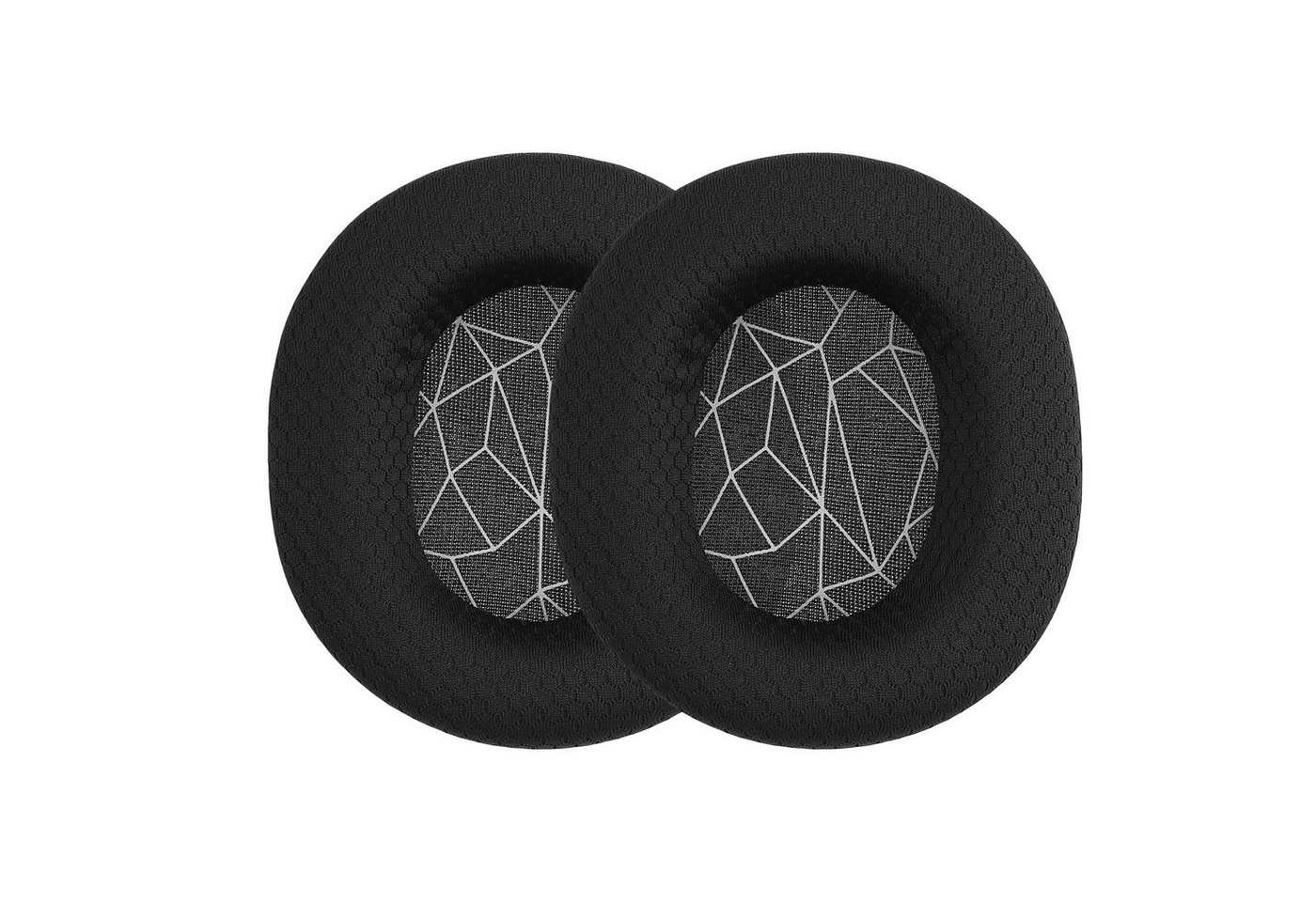 kwmobile 2x Ohr Polster für SteelSeries Arctis 3/5/7/9/9X HiFi-Kopfhörer (Ohrpolster Kopfhörer - Kunstleder Polster für Over Ear Headphones) von kwmobile