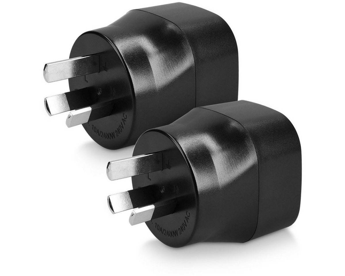 kwmobile 2x Reiseadapter Australien Typ-I - Schuko zu Typ I Steckdose Adapter, 4.50 cm kwmobile 2x Reiseadapter Australien Typ-I - Schuko zu Typ I Steckdose Adapter, 4.50 cm von kwmobile