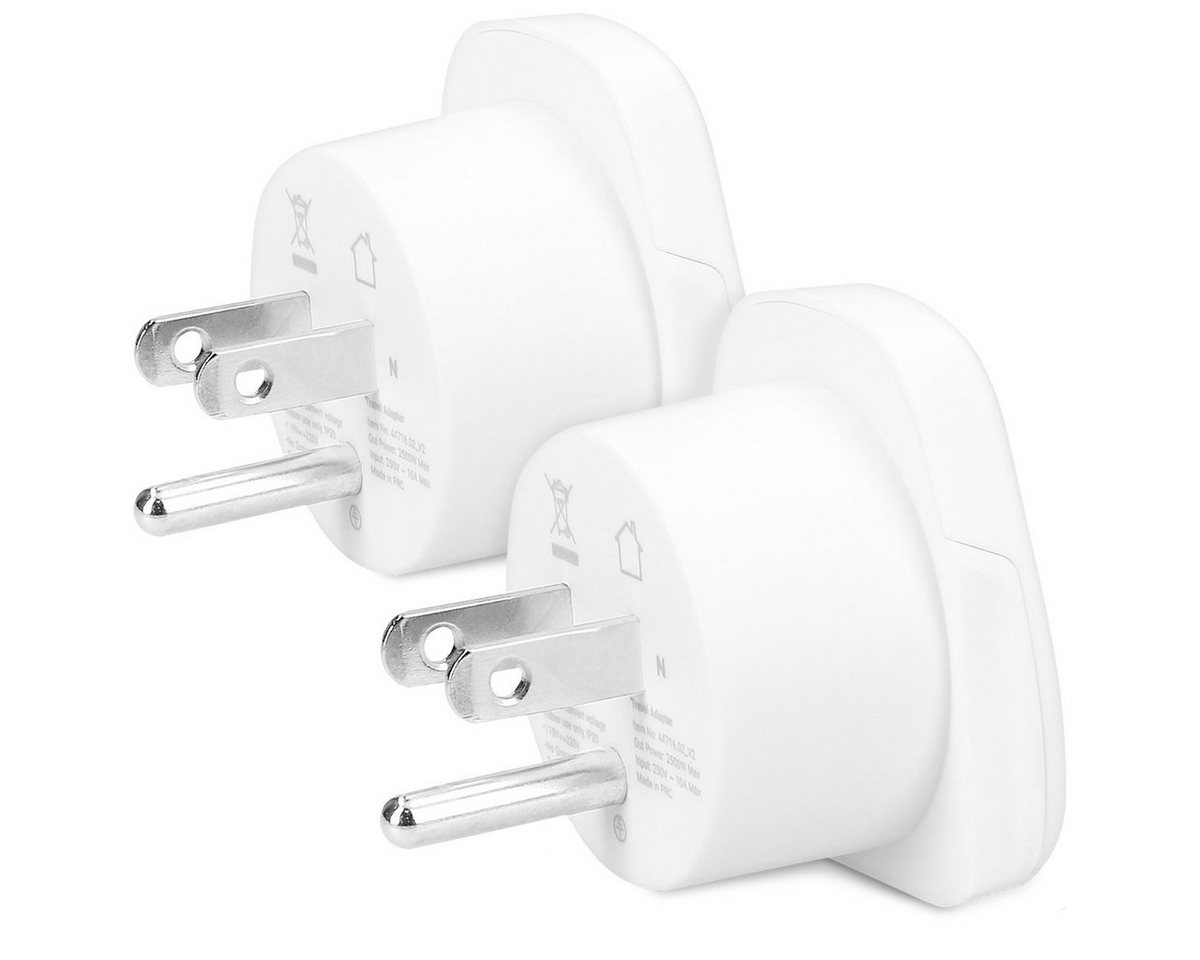 kwmobile 2x Reiseadapter USA Typ-B, für Amerika/Kanada/Thailand Adapter, 5.10 cm kwmobile 2x Reiseadapter USA Typ-B, für Amerika/Kanada/Thailand Adapter, 5.10 cm von kwmobile
