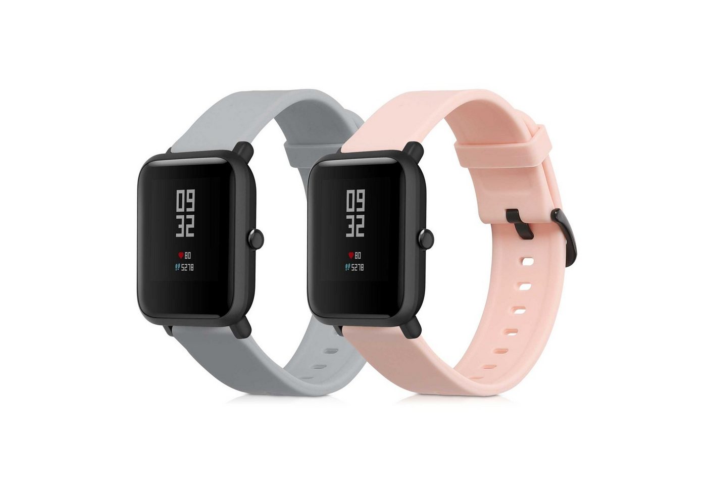 kwmobile 2x Sportarmband für Huami Amazfit Bip S / Bip S Lite Smartwatch, 2-tlg., Armband TPU Silikon Set Fitnesstracker kwmobile 2x Sportarmband für Huami Amazfit Bip S / Bip S Lite Smartwatch, 2-tlg., Armband TPU Silikon Set Fitnesstracker von kwmobile