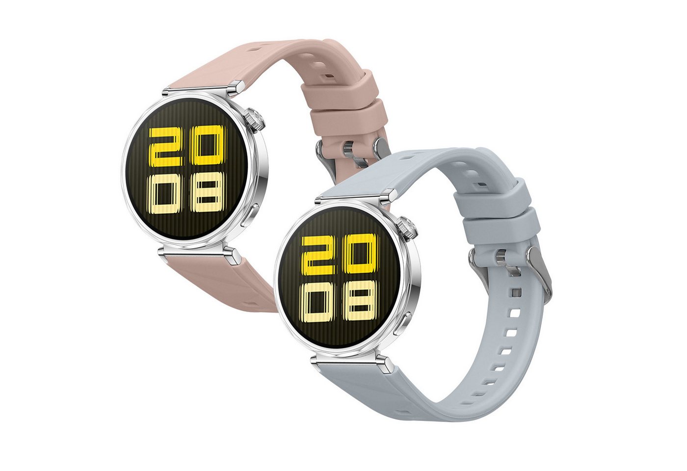 kwmobile 2x Sportarmband für Huawei Watch GT5 41mm / GT5 Pro 42mm Smartwatch, 2-tlg., Armband TPU Silikon Set Fitnesstracker kwmobile 2x Sportarmband für Huawei Watch GT5 41mm / GT5 Pro 42mm Smartwatch, 2-tlg., Armband TPU Silikon Set Fitnesstracker von kwmobile