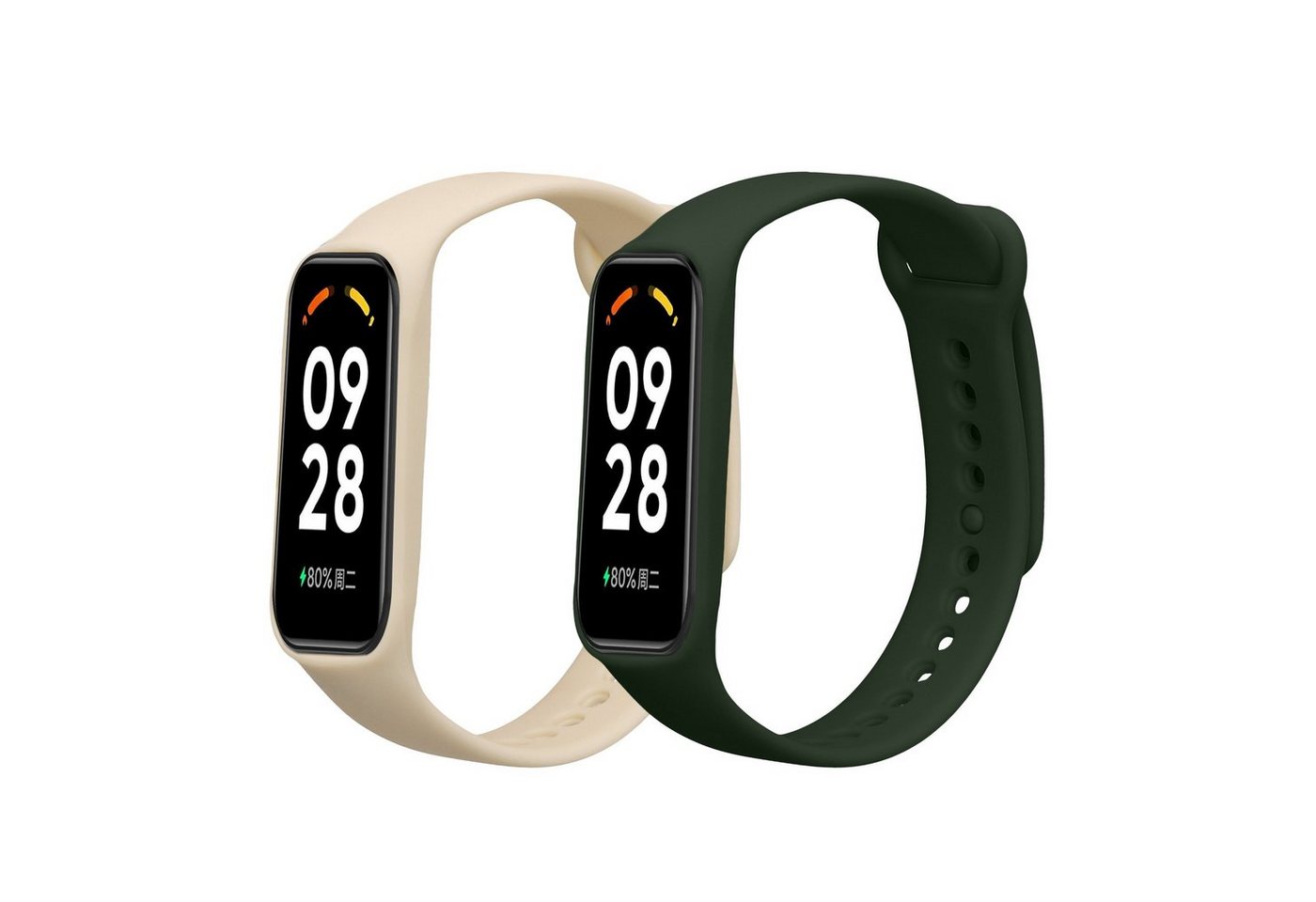 kwmobile 2x Sportarmband für Xiaomi Smart Band 8 Active Smartwatch, 1-tlg., Armband TPU Silikon Set Fitnesstracker kwmobile 2x Sportarmband für Xiaomi Smart Band 8 Active Smartwatch, 1-tlg., Armband TPU Silikon Set Fitnesstracker von kwmobile