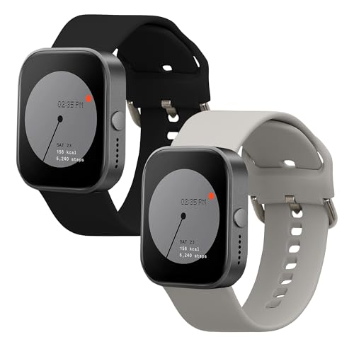 kwmobile 2x Sportarmband kompatibel mit CMF by Nothing Watch Pro (D395) Armband - Fitnesstracker Band Set aus TPU Silikon von kwmobile