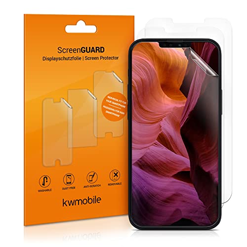 kwmobile 3X Displayschutzfolie kompatibel mit Apple iPhone 13 Mini Folie - klare Schutzfolien Set in transparent kwmobile 3X Displayschutzfolie kompatibel mit Apple iPhone 13 Mini Folie - klare Schutzfolien Set in transparent von kwmobile