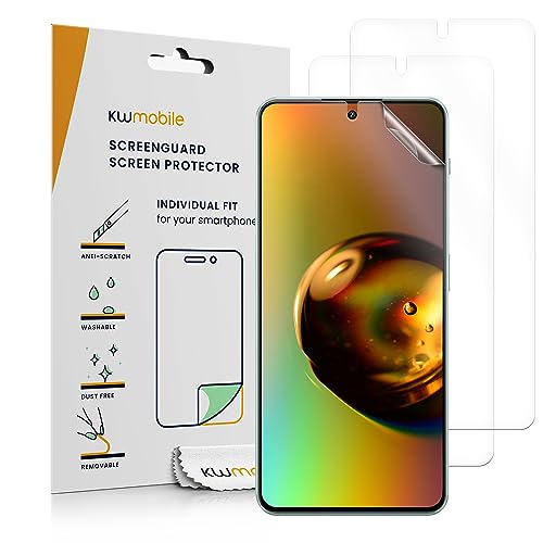 kwmobile 3X Displayschutzfolie kompatibel mit OnePlus Nord 3 5G Folie - klare Schutzfolien Set in transparent von kwmobile