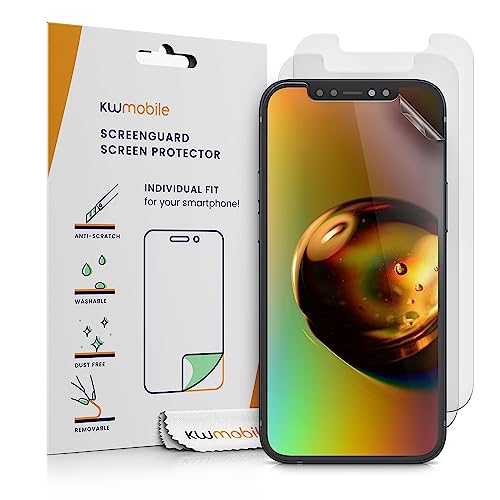 kwmobile 3X Folie matt kompatibel mit Apple iPhone 12 / iPhone 12 Pro - Displayschutzfolie Schutzfolie - Displayschutz Displayfolie entspiegelt kwmobile 3X Folie matt kompatibel mit Apple iPhone 12 / iPhone 12 Pro - Displayschutzfolie Schutzfolie - Displayschutz Displayfolie entspiegelt von kwmobile