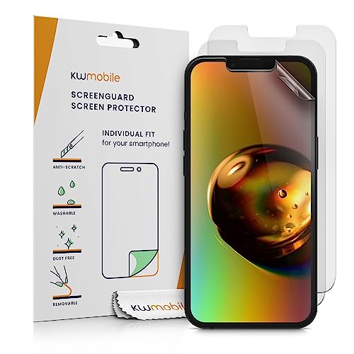 kwmobile 3X Folie matt kompatibel mit Apple iPhone 13 / iPhone 14 - Displayschutzfolie Schutzfolie - Displayschutz Displayfolie entspiegelt kwmobile 3X Folie matt kompatibel mit Apple iPhone 13 / iPhone 14 - Displayschutzfolie Schutzfolie - Displayschutz Displayfolie entspiegelt von kwmobile