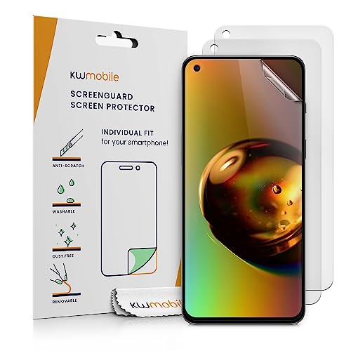 kwmobile 3X Folie matt kompatibel mit OnePlus Nord 2 5G - Displayschutzfolie Schutzfolie - Displayschutz Displayfolie entspiegelt kwmobile 3X Folie matt kompatibel mit OnePlus Nord 2 5G - Displayschutzfolie Schutzfolie - Displayschutz Displayfolie entspiegelt von kwmobile