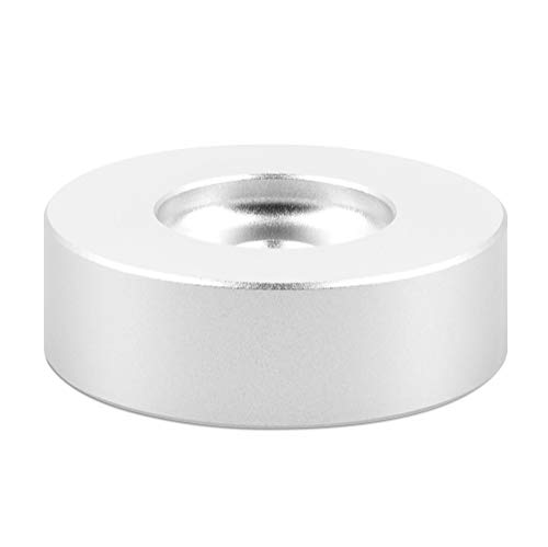 kwmobile 45 RPM Adapter für Schallplattenspieler - aus Aluminium - 3,8cm Durchmesser - Plattenspieler Adapter für 7" Platten mit großem Mittelloch von kwmobile