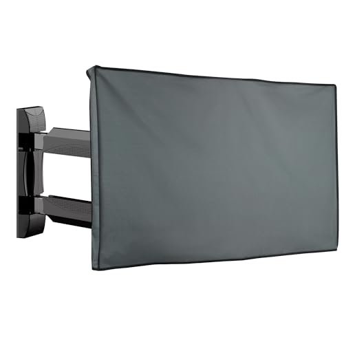 kwmobile 49-50" TV Outdoor TV Abdeckung - Fernseher Hülle Bildschirmschutz - Schutzhülle wetterfest - Grau kwmobile 49-50" TV Outdoor TV Abdeckung - Fernseher Hülle Bildschirmschutz - Schutzhülle wetterfest - Grau von kwmobile