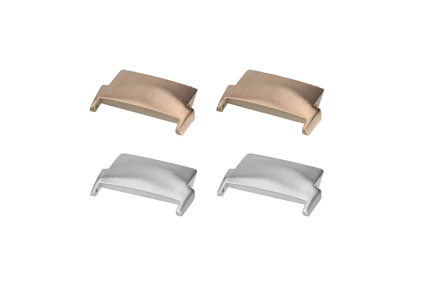kwmobile 4x 22mm Metall Adapter für OnePlus Watch 2 / OPPO Watch X Smartwatch, 1-tlg., Smartwatch Armband Anschlussadapter Set aus Metall kwmobile 4x 22mm Metall Adapter für OnePlus Watch 2 / OPPO Watch X Smartwatch, 1-tlg., Smartwatch Armband Anschlussadapter Set aus Metall von kwmobile