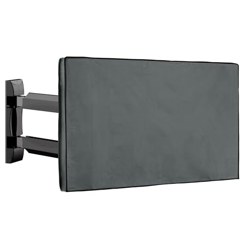 kwmobile 55" TV Outdoor TV Abdeckung - Fernseher Hülle Bildschirmschutz - Schutzhülle wetterfest - Grau kwmobile 55" TV Outdoor TV Abdeckung - Fernseher Hülle Bildschirmschutz - Schutzhülle wetterfest - Grau von kwmobile