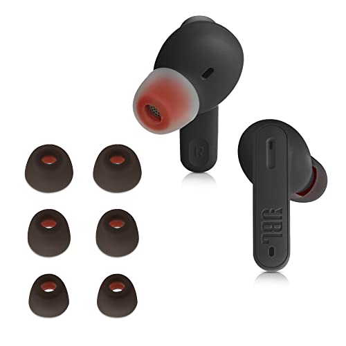 kwmobile 6X Polster kompatibel mit JBL Tune 230 NC TWS / T230NC - 3 Größen - Silikon Ohrstöpsel In-Ear Kopfhörer von kwmobile