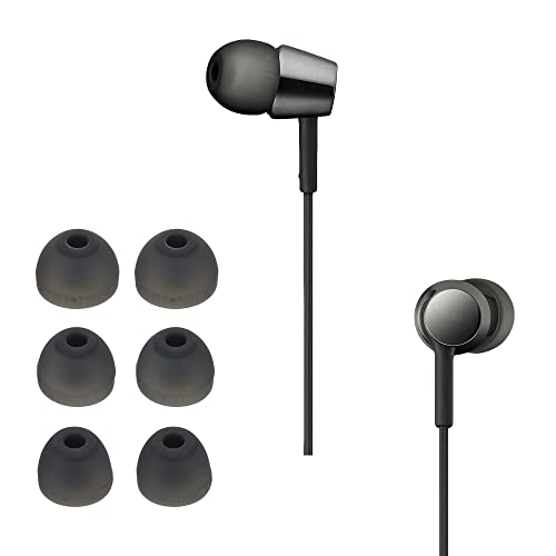 kwmobile 6X Polster kompatibel mit Sony WI-C300 / WI-C400 / MDR-XB55AP / MDR-EX155AP - 3 Größen - Silikon Ohrstöpsel In-Ear Kopfhörer von kwmobile
