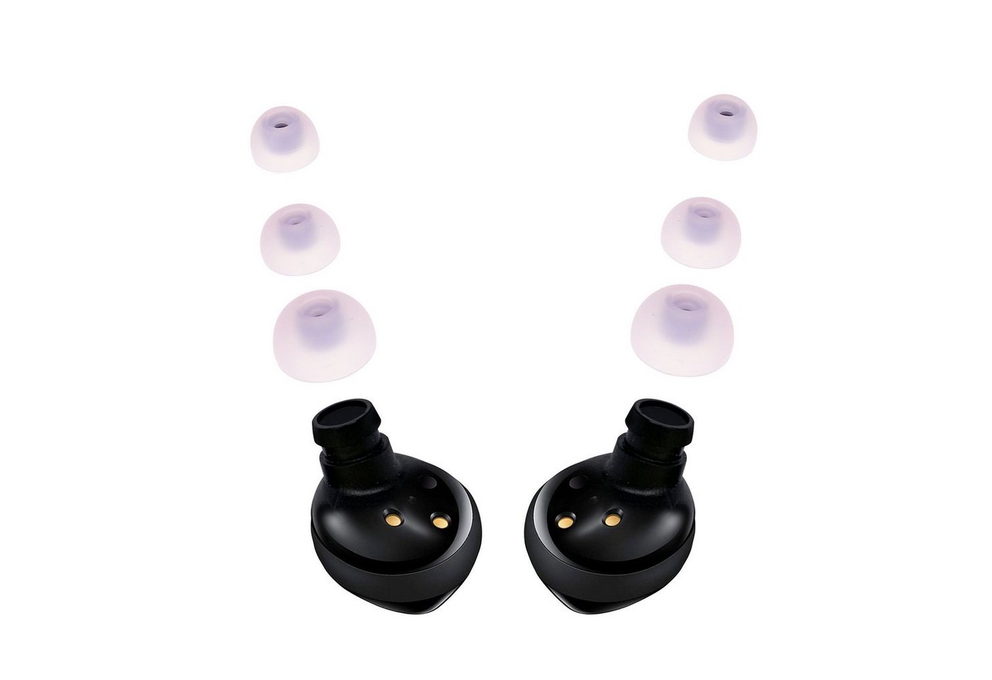 kwmobile 6x Ersatzpolster für Samsung Galaxy Buds 2 Ohrpolster (Silikon Ersatz Ohrpolster für In-Ear Kopfhörer - Headphones Polster) von kwmobile