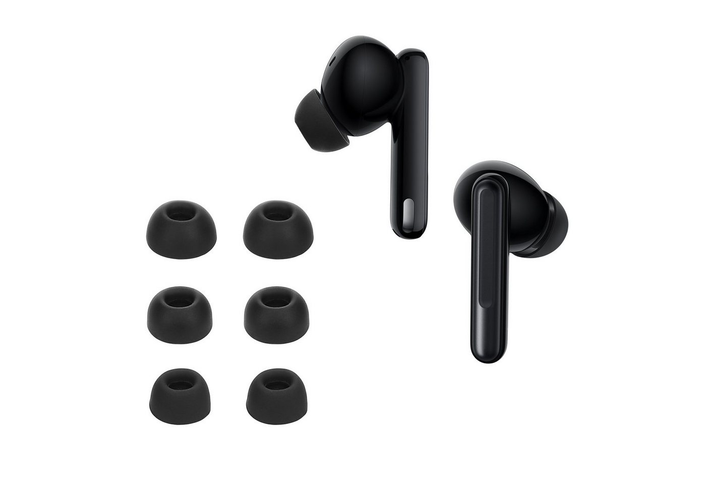 kwmobile 6x Polster für Oppo Enco Free2 / Enco Free 2i / Enco X Ohrpolster (3 Größen - Silikon Ohrstöpsel In-Ear Kopfhörer) von kwmobile
