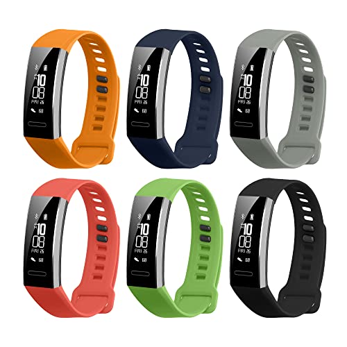 kwmobile 6x Sportarmband kompatibel mit Huawei Band 2 / Band 2 Pro Armband - Großes Set Smartwatch Armband in verschiedenen Farben kwmobile 6x Sportarmband kompatibel mit Huawei Band 2 / Band 2 Pro Armband - Großes Set Smartwatch Armband in verschiedenen Farben von kwmobile
