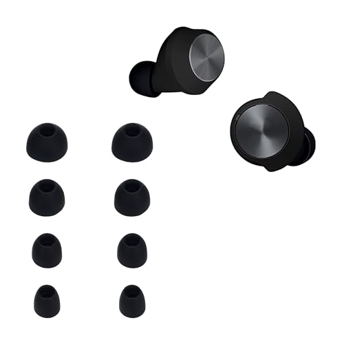 kwmobile 8X Ersatzpolster kompatibel mit Beoplay B&O EQ / H3 / H5 / E4 / E6 / E8-4 Größen - Silikon Ersatz Ohrstöpsel In-Ear Kopfhörer - Polster von kwmobile