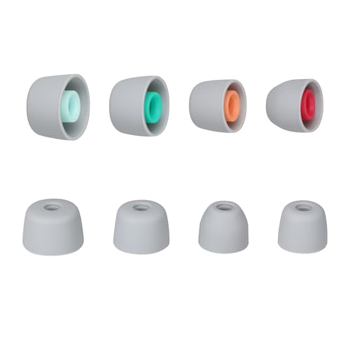 kwmobile 8X Universal Ersatz In Ear Ohrstöpsel für in-Ear Headphones Kopfhörer - Polster In-Ear Ohrhörer Set mit Verbindungsloch Größe 4-5,5mm - Hellgrau kwmobile 8X Universal Ersatz In Ear Ohrstöpsel für in-Ear Headphones Kopfhörer - Polster In-Ear Ohrhörer Set mit Verbindungsloch Größe 4-5,5mm - Hellgrau von kwmobile